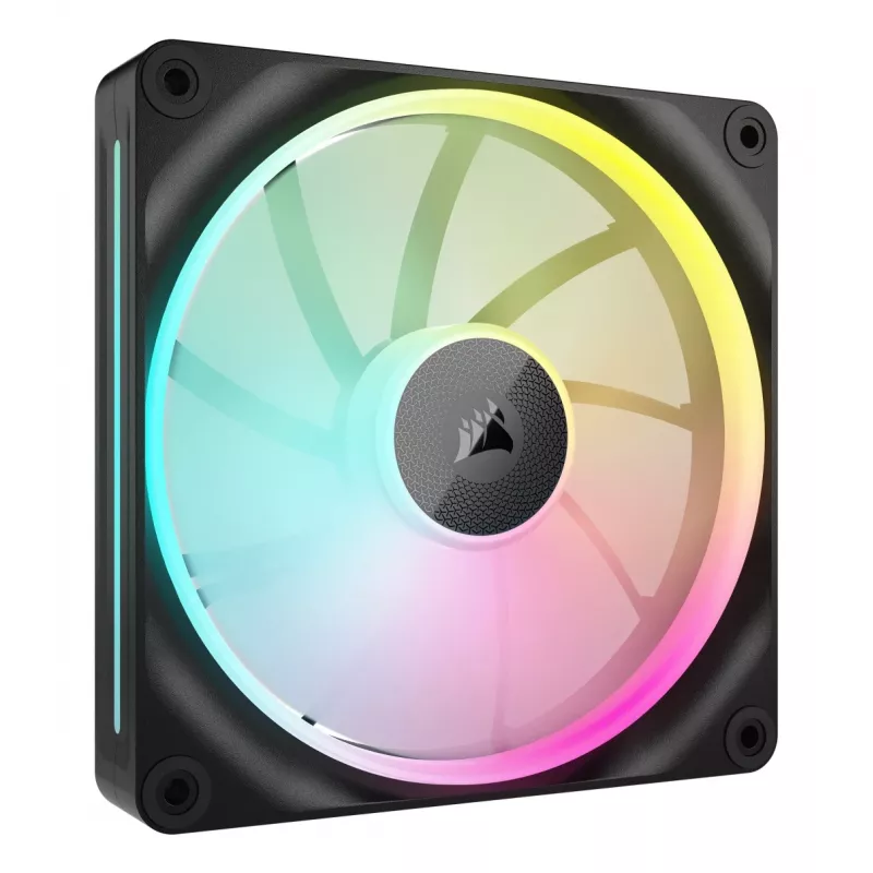 CORSAIR iCUE LINK LX140 RGB PWM ventoinha para caixa, 140 mm, ARGB, (2 un.), preta