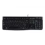Desktop MK120, com fios, USB, QWERTZ, preto, rato incluído
