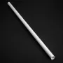 Tubo rígido Bitspower 16 mm AD tubo de latão com extremidade biselada, 500 mm, pintado de branco
