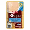 Petisco de comida húmida para gatos INABA CIAO Bisque – atum, vaca, frango em saquetas de 40 g, pack de 24