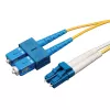 Cabo de fibra ótica Eaton Tripp Lite Series duplex monomodo 9/125 (LC/SC), 5M (16 ft.) - cabo de rede - LC monomodo (M) para SC monomodo (M) - 5,0 m - fibra ótica - duplex - 9/125
