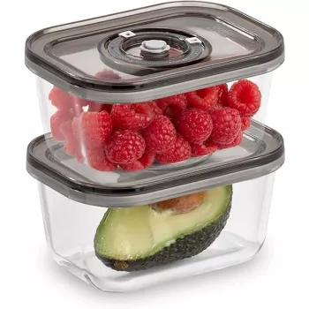 Recipiente de vácuo Caso VacuBoxx Eco-Duo S transparente, conjunto de 2