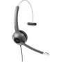 Cisco 521 Wired Single – Headset – On-Ear – com fios – ficha de 3,5 mm (CP-HS-W-521-USB=)