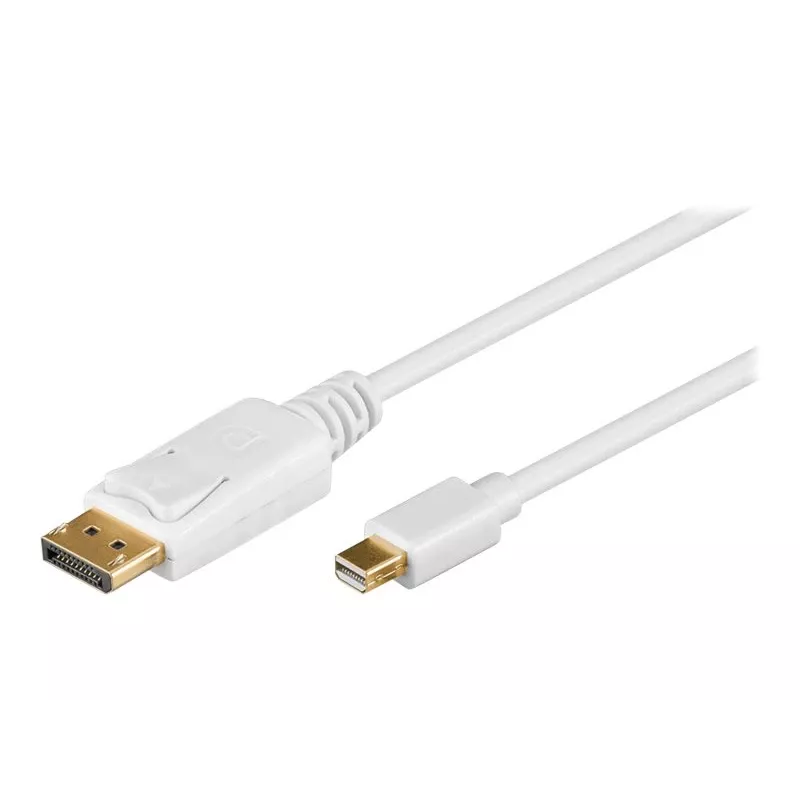 Cabo adaptador Wentronic Goobay DisplayPort para Mini DisplayPort 1.2, 1 m - ficha Mini DisplayPort > ficha DisplayPort (52858)