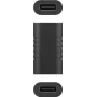 Adaptador de cabo CoreParts MBXUSBC-AC0007 USB-C(F) preto