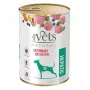 Lata de comida húmida para cães 4vets Natural Hepatic 400 g — dieta veterinária para apoio hepático, peru, 77 % de humidade