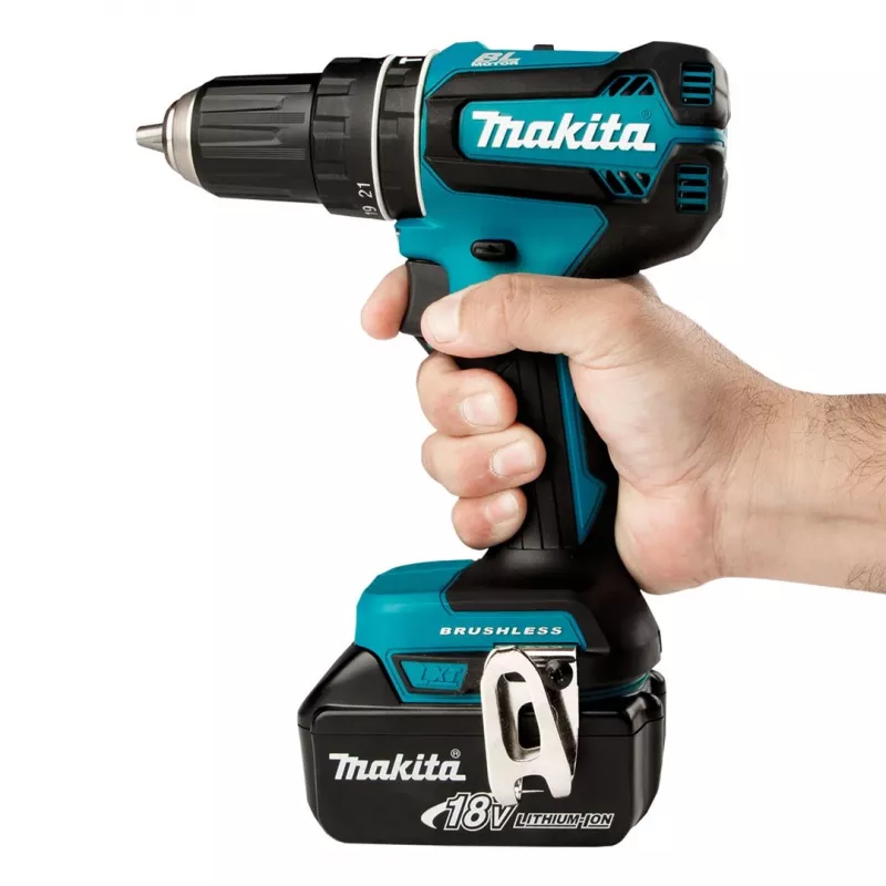 Berbequim Makita DHP485Z sem chave 1,1 kg preto, azul