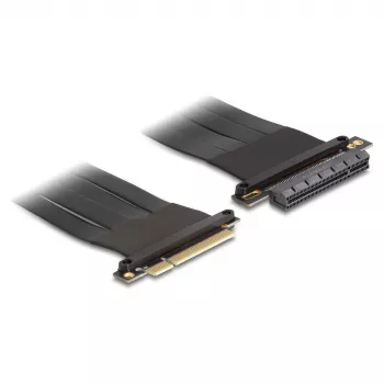 Placa riser DeLOCK PCI Express x8 macho para slot x8 com cabo 30 cm