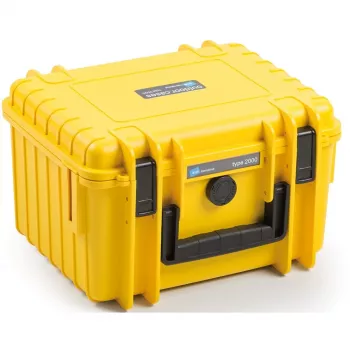Mala B&W Tipo 2000 Amarelo Polipropileno à prova de pó, choques e salpicos
