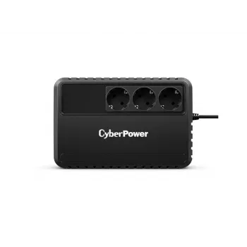 Unidade de alimentação ininterrupta CYBERPOWER BU650EG 650 VA 360 W UPS de backup para PC e pequeno escritório