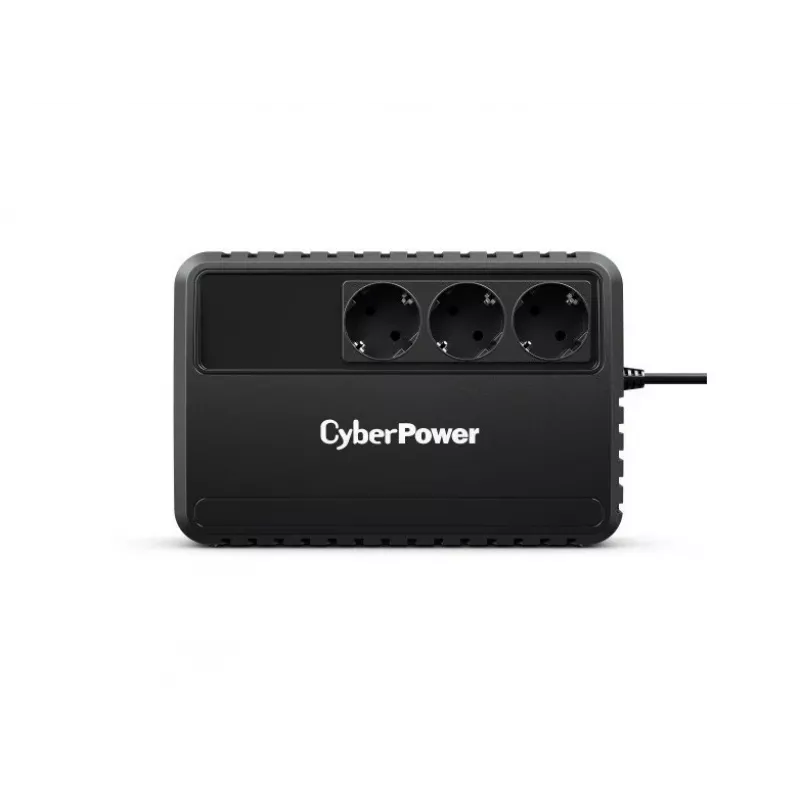 Unidade de alimentação ininterrupta CYBERPOWER BU650EG 650 VA 360 W UPS de backup para PC e pequeno escritório