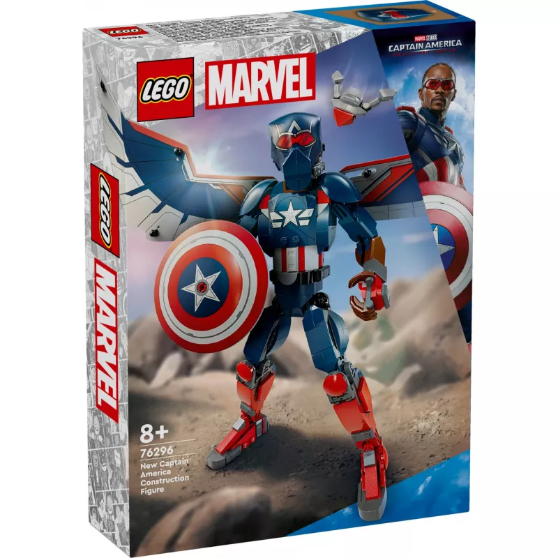 LEGO MARVEL 76296 Nova figura de construção Captain America