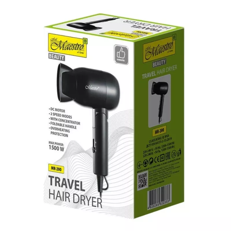 Secador de cabelo Maestro MR-200 1500W
