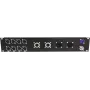 Painel frontal para rack Omnitronic Z-19 — 8× Speakon D-Type, 4× NL8, 2U