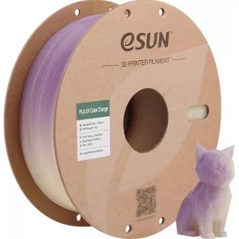 PLA UV 1,75mm lilás 1kg ESUN 3D FILAMENT (PLA-UV CC175UV-Z1P1)