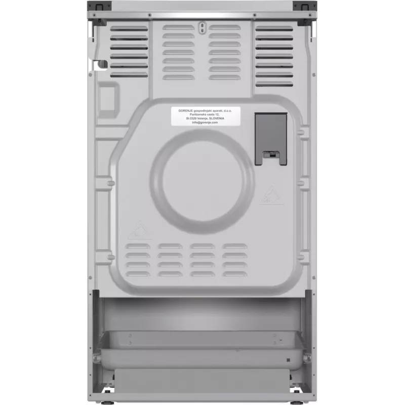 Gorenje GKS5C71XF fogão independente com forno prateado