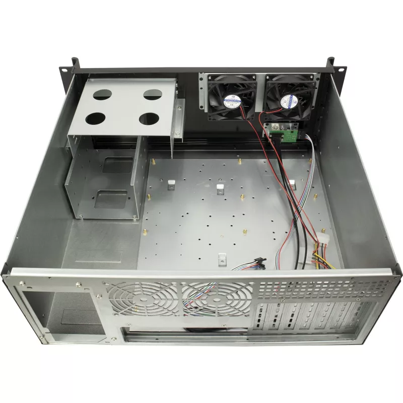 Servidor Rack Inter-Tech 4U-K-439L preto