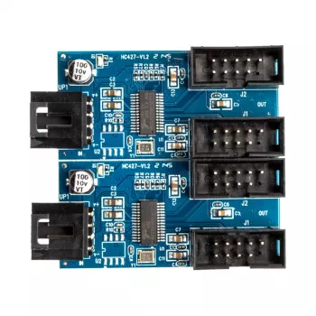Hub USB 2.0 Akasa AK-CBUB64-30BK 1-para-4 portas USB 2.0