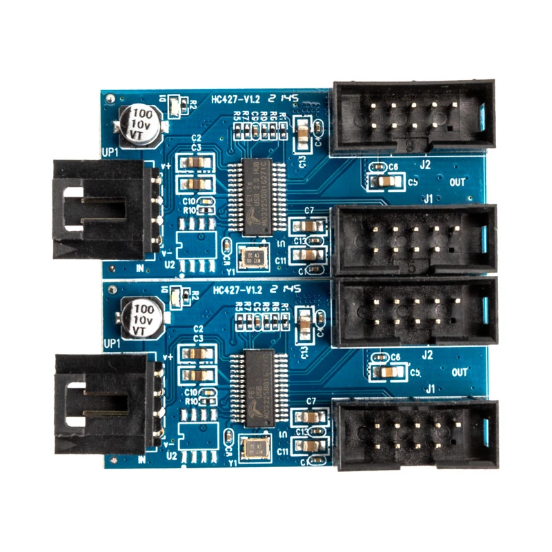 Hub USB 2.0 Akasa AK-CBUB64-30BK 1-para-4 portas USB 2.0