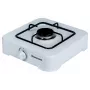Fogareiro a gás Ravanson K-01T (branco; 1 zona)