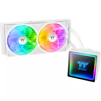 Refrigeração líquida CPU THERMALTAKE TH240 V3 ARGB Sync AIO Snow Edition