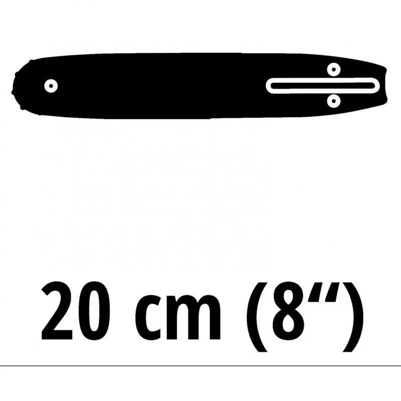 Broca Einhell 4500194 20 cm preto