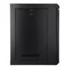 EXTRALINK LITE 9U 530X400 Armário de rack de parede, preto, com prateleira
