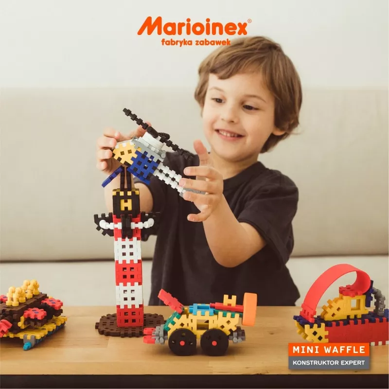 Marioinex Mini Waffle blocos de construção Constructor Expert, 501 peças