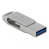Pen USB DeLOCK 16GB USB-C Type-A caixa metálica