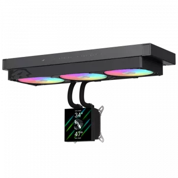 Refrigeração líquida para CPU Gamemax | GLACIER 360 LCD BK | Intel, AMD