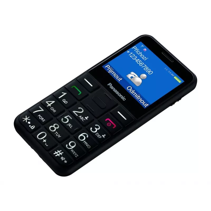 Telemóvel para seniores KX-TU155 preto