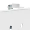 Divisória de secretária ergo office ER-301 W – proteção visual em aço com 1116 mm de largura com quadro magnético, branco, carga máx. 10 kg