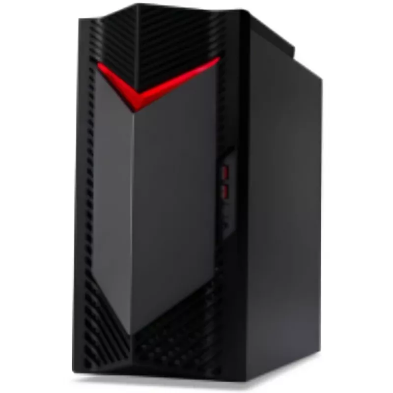 Acer Nitro 50 N50-660 PC gaming torre, Intel Core Ultra 7 265F, 32 GB DDR5, SSD M.2 de 1 TB, NVIDIA GeForce RTX 5060 8 GB, Wi-Fi 7, Bluetooth 5.3, Windows 11 Home, preto/vermelho