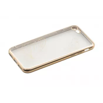 Capa Tellur iPhone 7 TLL121211 dourado transparente