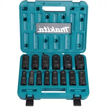 Makita E-16586 Chave de caixa para chave de impacto Conjunto de chaves de caixa preto, verde