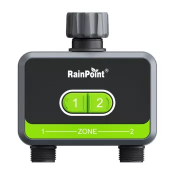 Controlo de rega RainPoint HTV210B 2 zonas com controlo por app (modelo HTV210B)