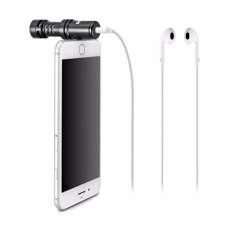 Microfone para smartphone RØDE VideoMic Me-L Preto