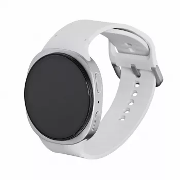 Smartwatch Samsung Galaxy Watch 8 44 mm prateado, 1,5 polegadas AMOLED 480x480, 5 ATM, GPS, 32 GB, 435 mAh