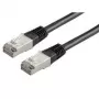 Cabo patch ROLINE S/FTP (PiMF) Cat.6 preto 5,0 m