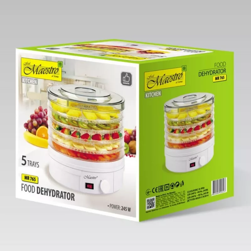 Desidratador de cogumelos e fruta MAESTRO MR-765
