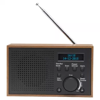 Rádio Denver DAB-46DARK cinzento