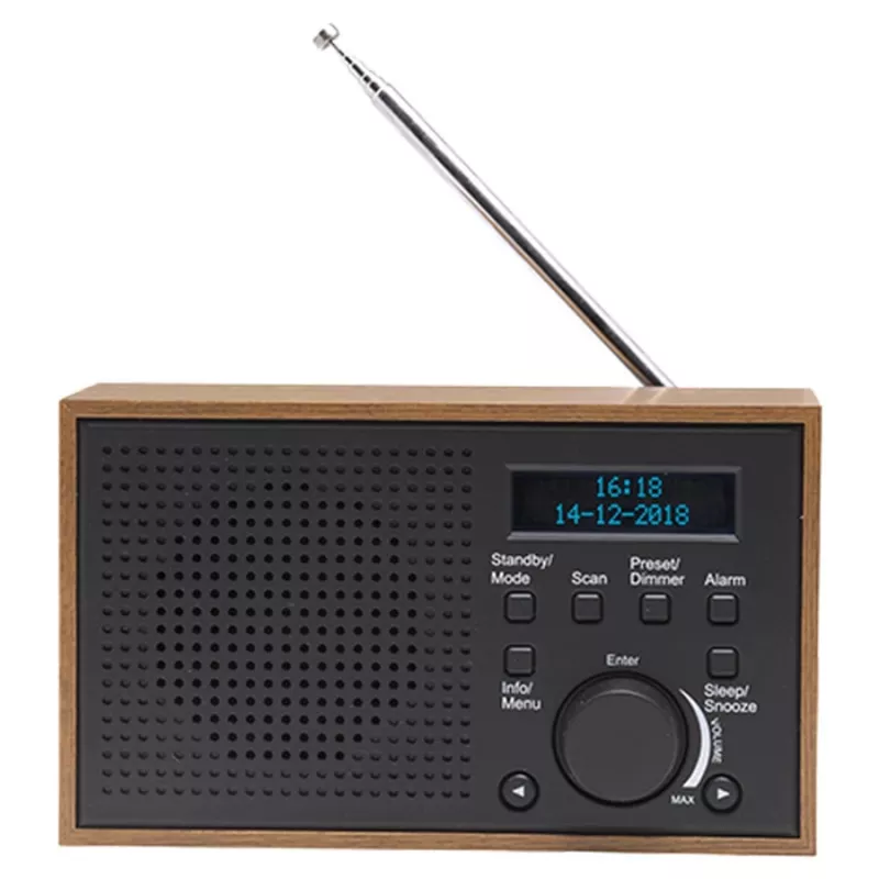 Rádio Denver DAB-46DARK cinzento