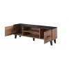 Suporte de TV para cama LOTTA 160 2D2K carvalho wotan/preto mate