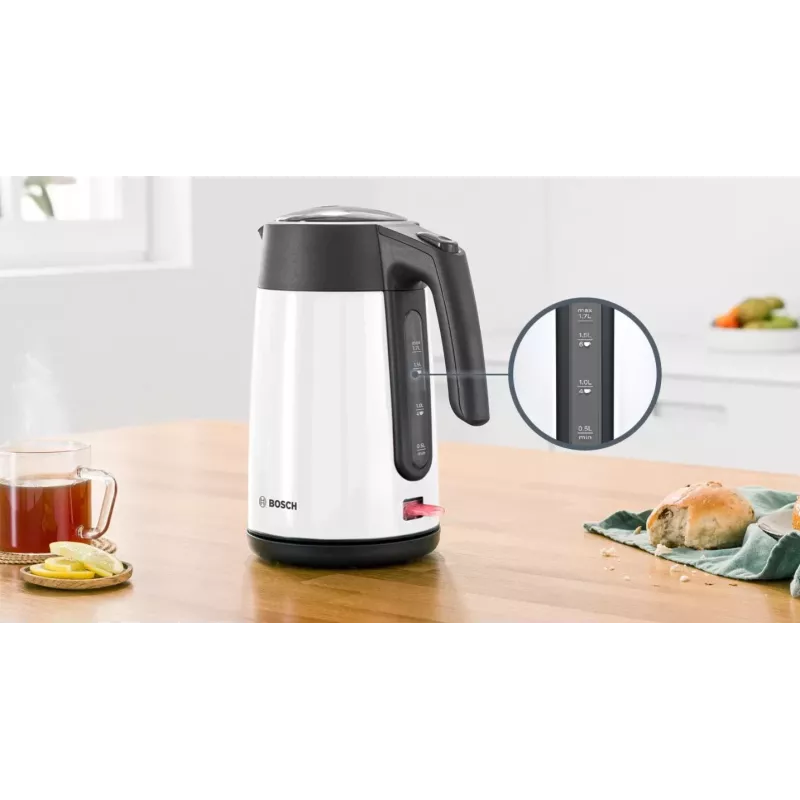 Chaleira elétrica Bosch TWK7L461 1,7 l 2400 W branca