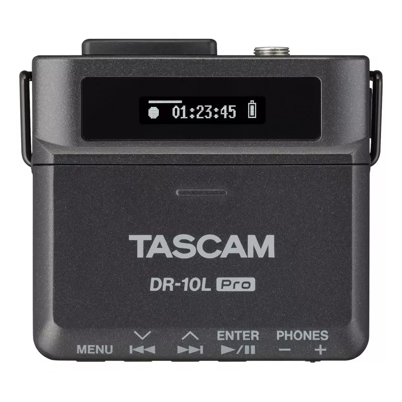 Tascam DR-10L Pro gravador digital portátil com microfone de lapela