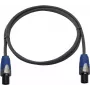 Cabo de altifalante PSSO 3022790K 2x2,5 mm 1,5 m, preto