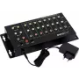 Comutador composto EUROLITE AVS-802 de 8 canais 2U montagem em rack