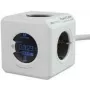 PowerCube Extended Allocacoc 8910/DEEXMO régua de tomadas com cabo e visor digital