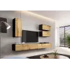 Suporte de TV para cama VIGO 140 30/140/40 preto/carvalho wotan