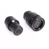 Conjunto de acoplamentos de engate rápido Eiszapfen G1/4 macho - Deep Black (preto (mate))